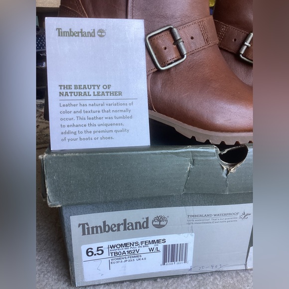 Timberland waterproof short leather boots - Picture 7 of 9